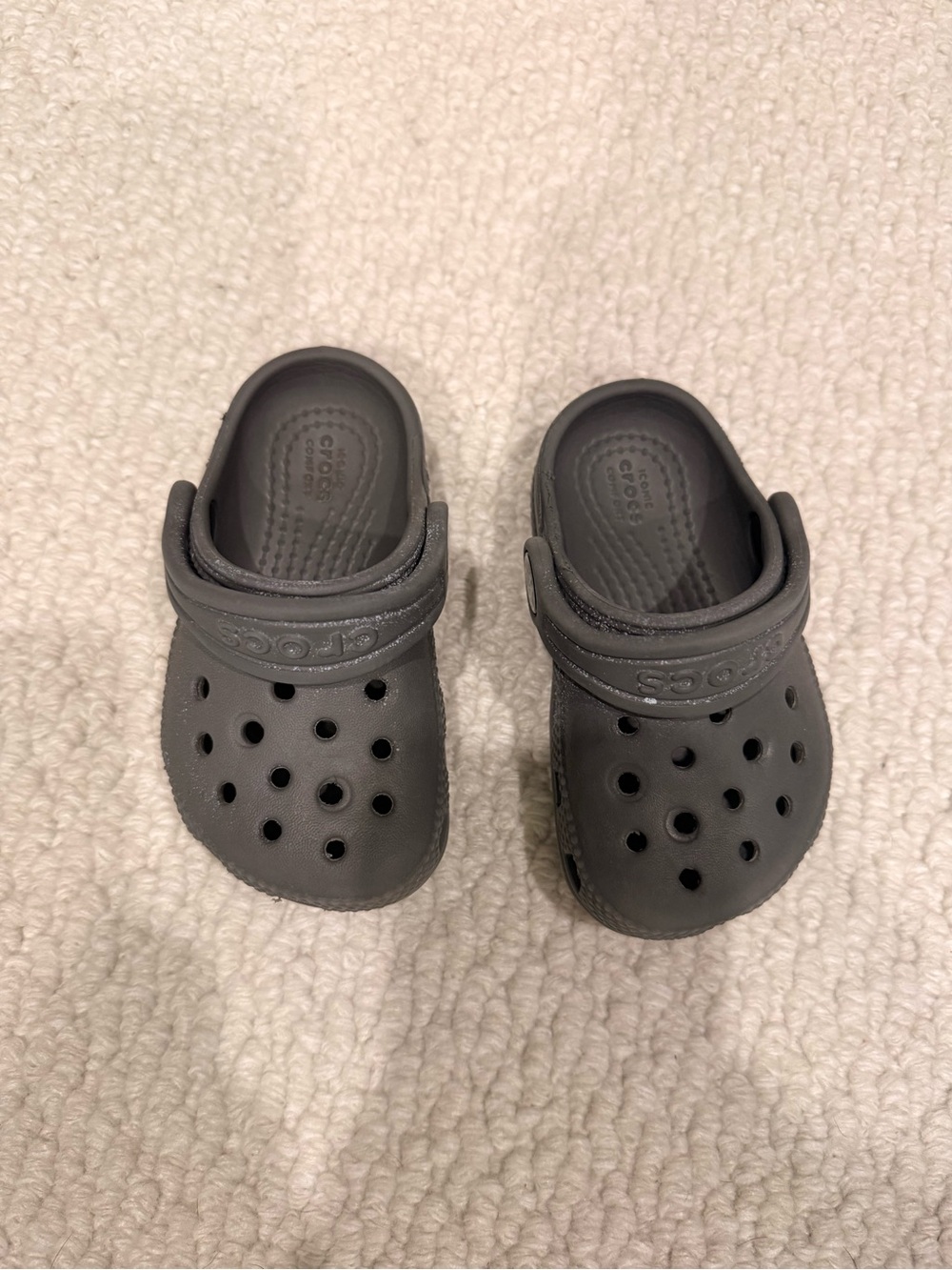 Toddler Gray Crocs